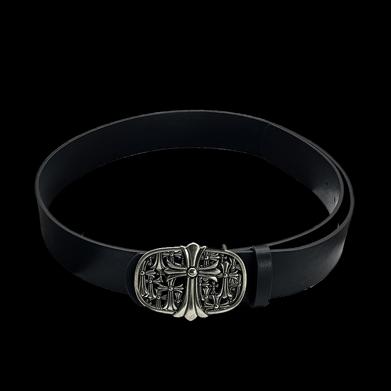 Basic chrome heart with crosses