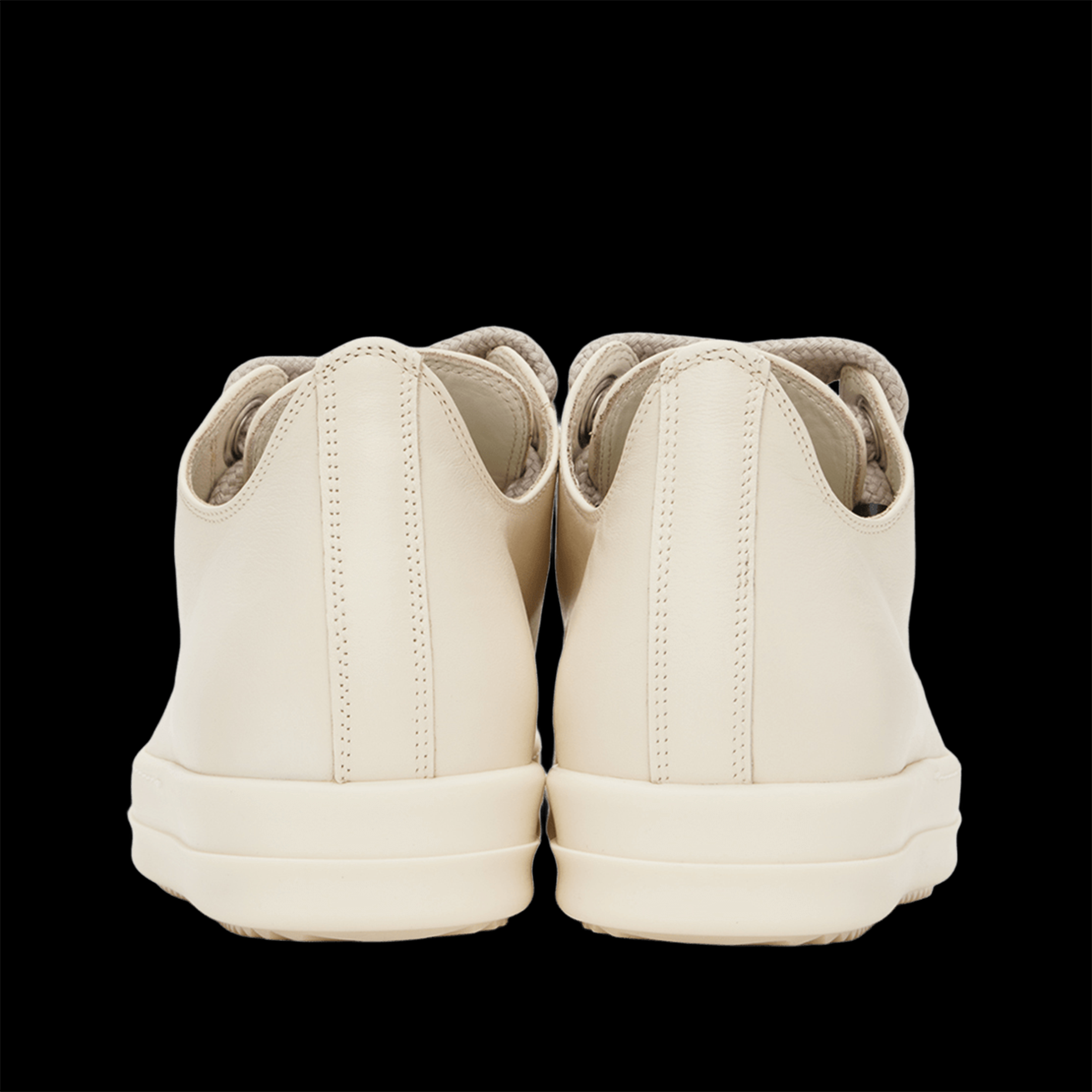 RICK OWENS LOW TOP WHITE MILK