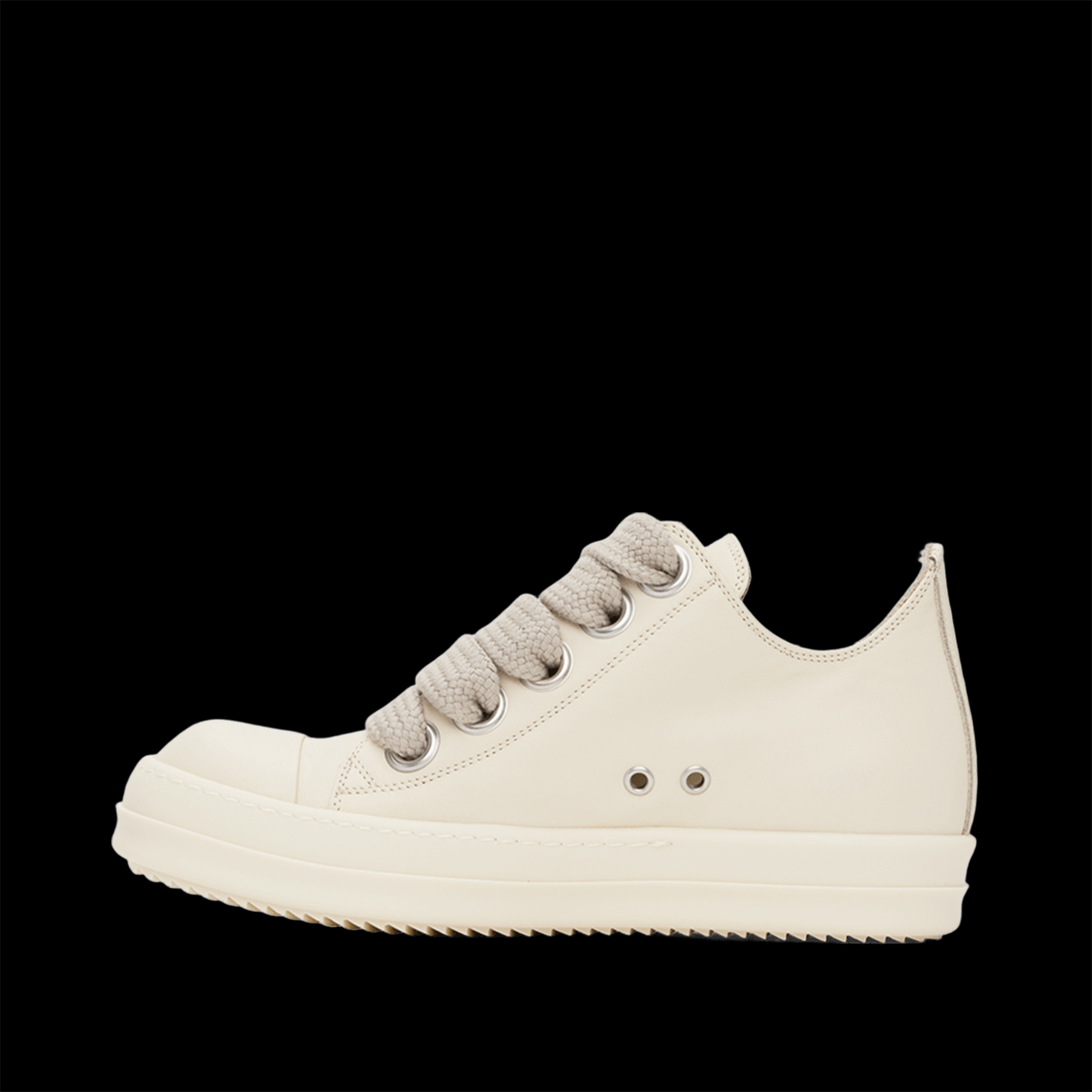 RICK OWENS LOW TOP WHITE MILK