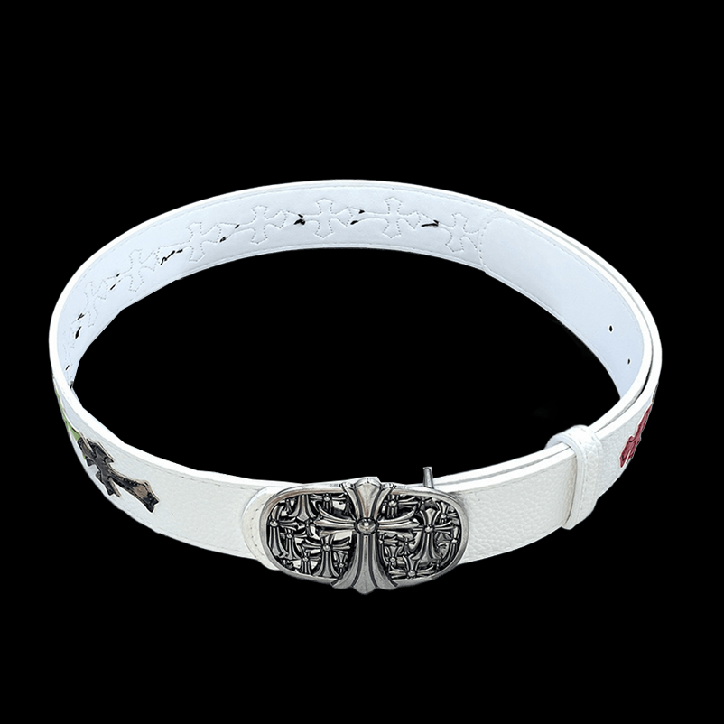 Chrome heart cross white/multi different colors