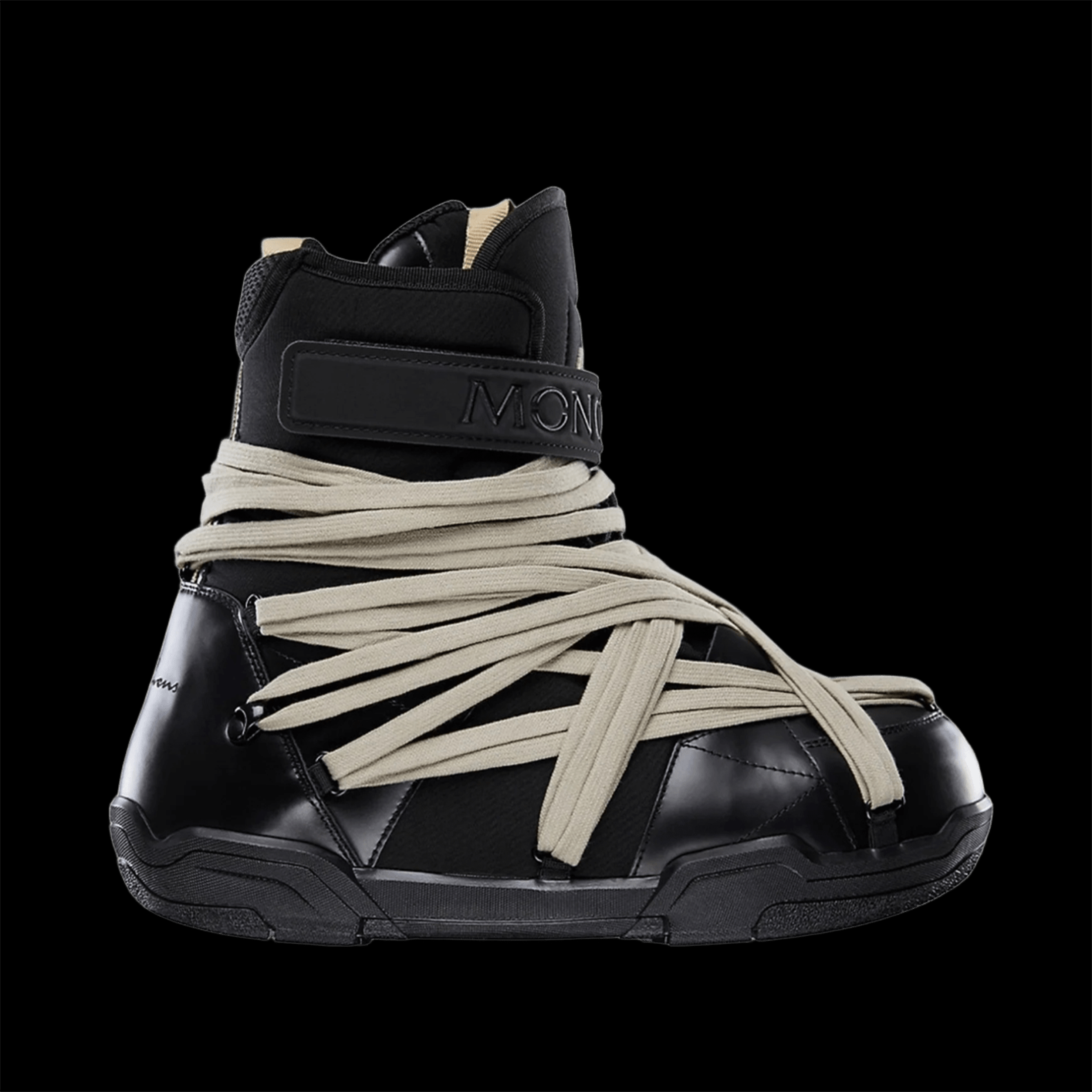 BLACK  MONTCLAIR X RICK OWENS AMBER BOOT